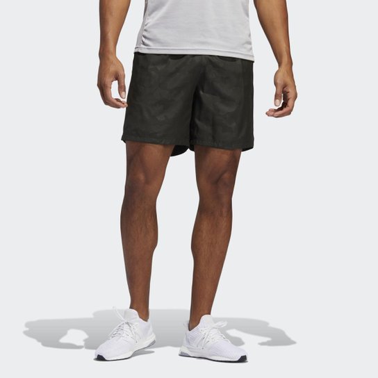 Shorts Run It Urban Camo Adidas Masculina - Verde