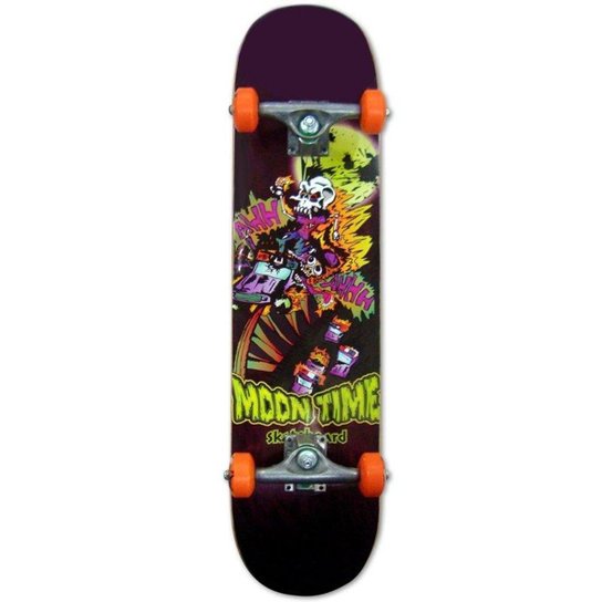 Skate Completo OWL Sports Moon Time 50-50 32" X 7,6" - Vinho