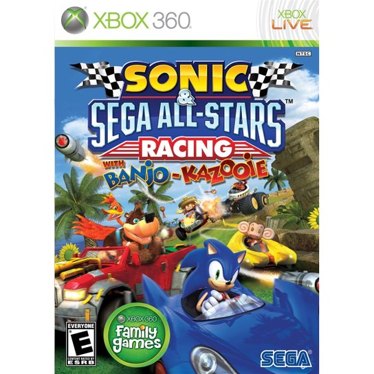 Sonic E Sega All-Stars Racing With Banjo-Kazooie - - Incolor