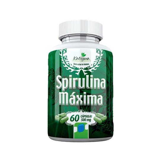 Spirulina Máxima 60 Cápsulas Katigua -
