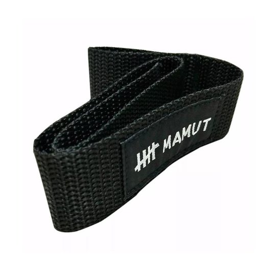 Straps Fita Crossfit Lpo Academia Luva Gancho Mamut - Preto