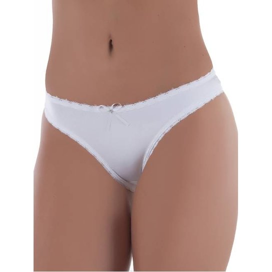 Tanga com Palas - Branco