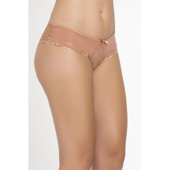 Tanga Recco de Renda Com Elastico - Nude