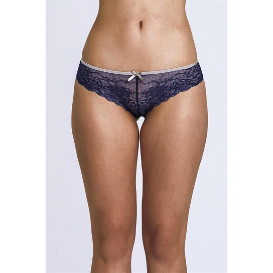Tanga Recco de Renda - Amarelo Escuro