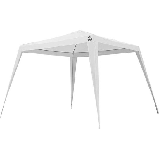 Tenda Gazebo Alumínio 3x3m Dobrável Bel Lazer - Branco