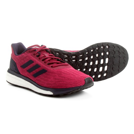 Tênis Adidas Response Feminino - Vermelho+Preto