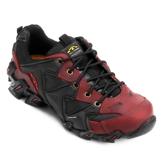 Tênis Bull Terrier Cyber Masculina - Vermelho+Preto