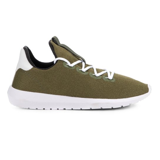 Tênis Burn Carbon Masculino - Verde+Branco