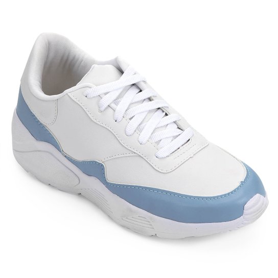Tênis Burn Startling Feminino - Branco+Azul