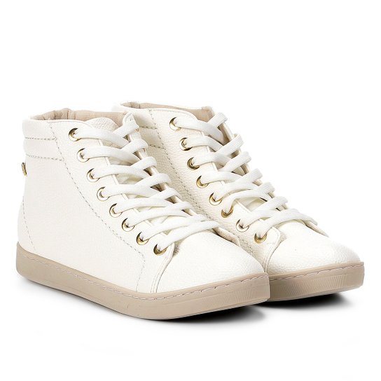 Tênis Cano Alto Loucos & Santos Floater Feminino - Branco