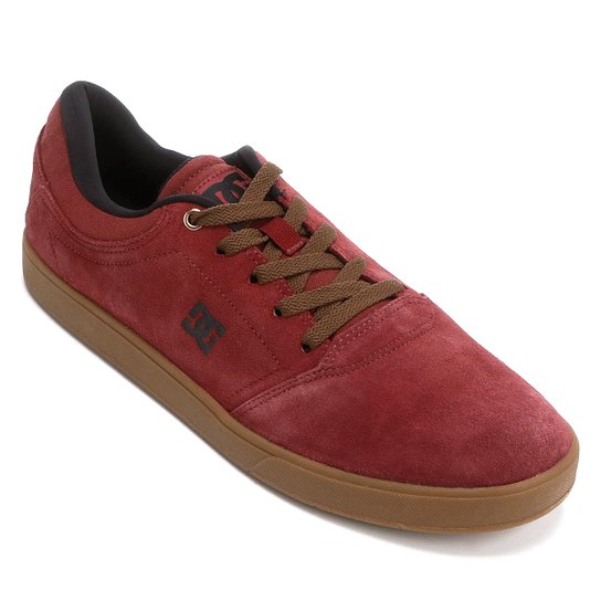 Tênis Dc Shoes Crisis La - Bordô
