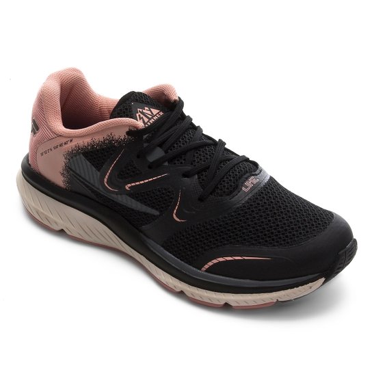 Tênis Fila Skyrunner Line Feminino - Preto+Rosa