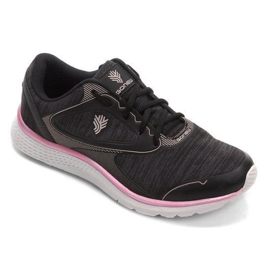 Tênis Gonew Victory Feminino - Preto+Rosa