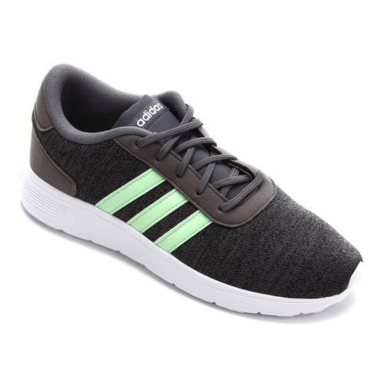 Tênis Infantil Adidas Infantil Lite Racer K - Cinza+Verde Água