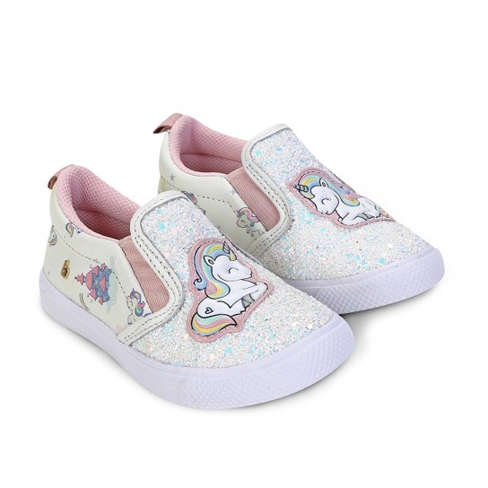 Tênis Infantil Bibi Agilityt Mini Feminino - Branco+prata