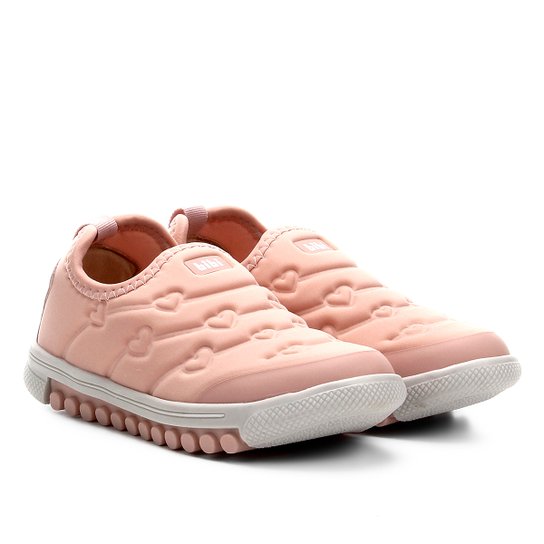 Tênis Infantil Bibi Roller New Sem Cadarço Feminino - Rosa Claro