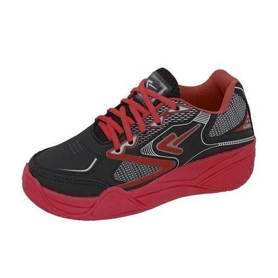 Tênis Infantil Com Rodinha Removivel Box Kids - Preto+Vermelho