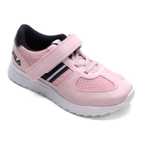 Tênis Infantil Fila Velcro F-Retro Sport 2.0 - Lilás+Marinho