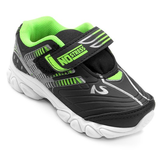 Tênis Infantil No Stress Jogging - Preto