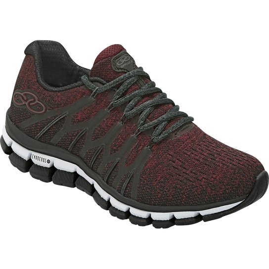 Tênis Infantil Olympikus Diffuse 2 Kids - Vermelho+Preto