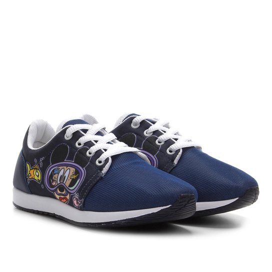 Tênis Jogging Infantil Disney Mickey Mergulho - Marinho