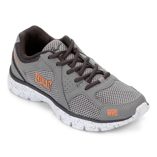 Tênis Juvenil Everlast Electro Bronx NYC Feminino - Cinza+Branco