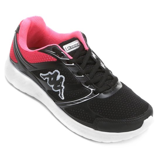 Tênis Kappa Piemonte Feminino - Preto+Pink