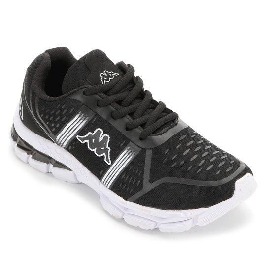 Tênis Kappa Robust Feminino - Preto+Branco