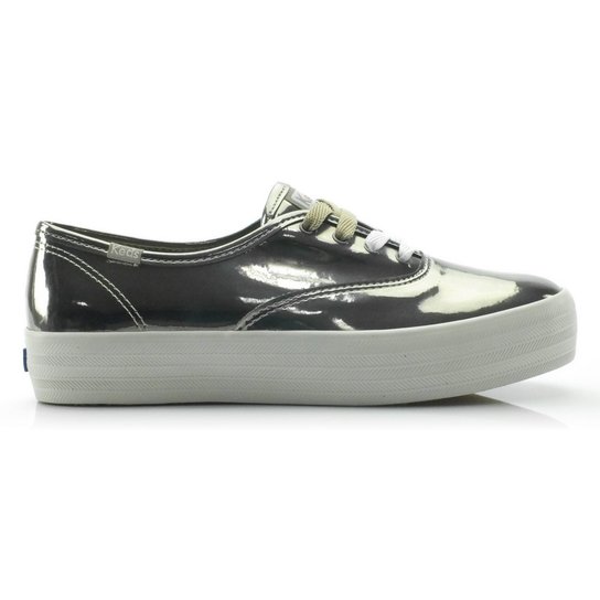 Tênis Keds Triple Specchio Pewter Metallic - Grafite