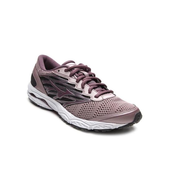 Tênis Mizuno Wave Dynasty 2 Feminino - Grafite+Rosa