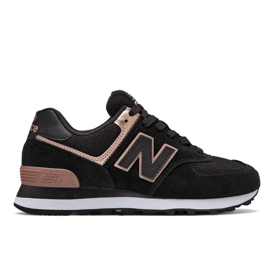 Tênis New Balance 574 Feminino - Preto