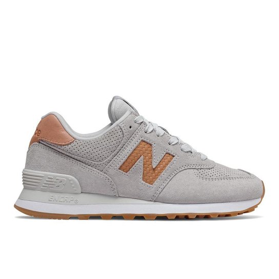 Tênis New Balance 574 Sweatshirt Feminino - Cinza