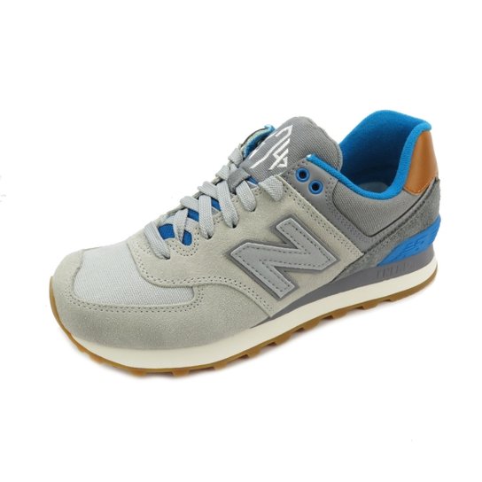 Tênis New Balance Feminino WL574AMB - Cinza
