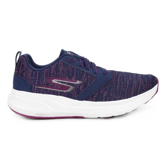 Tênis Skechers Go Run Ride 7 Feminino - Marinho+Roxo