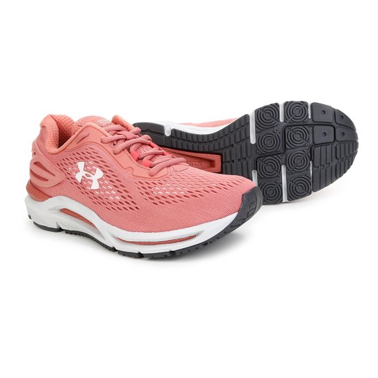 Tênis Under Armour Charged Spread - Rosa+Branco