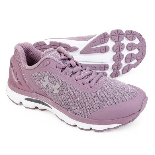 Tênis Under Armour Charged Sprint Masculino - Roxo+Cinza