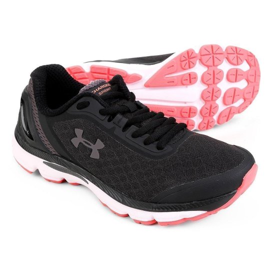 Tênis Under Armour Charged Sprint Masculino - Preto+Pink
