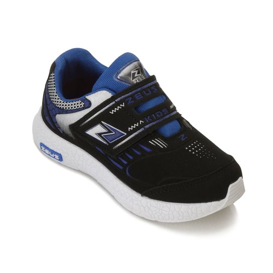 Tênis Zeus Kids Infantil ZK18-QX - Preto+Marinho