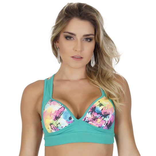 Top Fitness Nadador Costa Nua - Verde