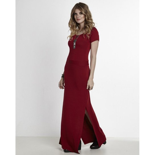Vestido Manola Longo - Vermelho