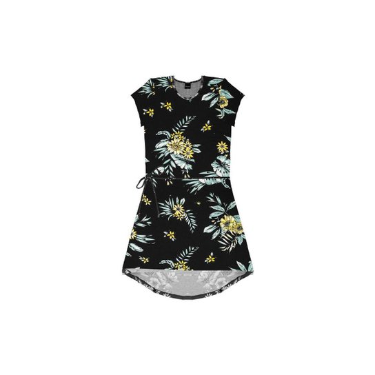 Vestido Rovitex Viscotorcion Feminino - Preto