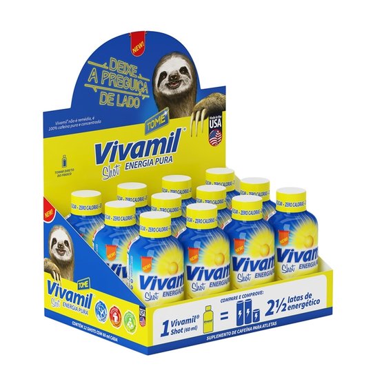 Vivamil Shot 60 Ml Display Com 12 Unidades -