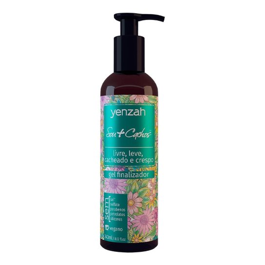 Yenzah Gel Finalizador Sou Mais Cachos 240ml - Incolor