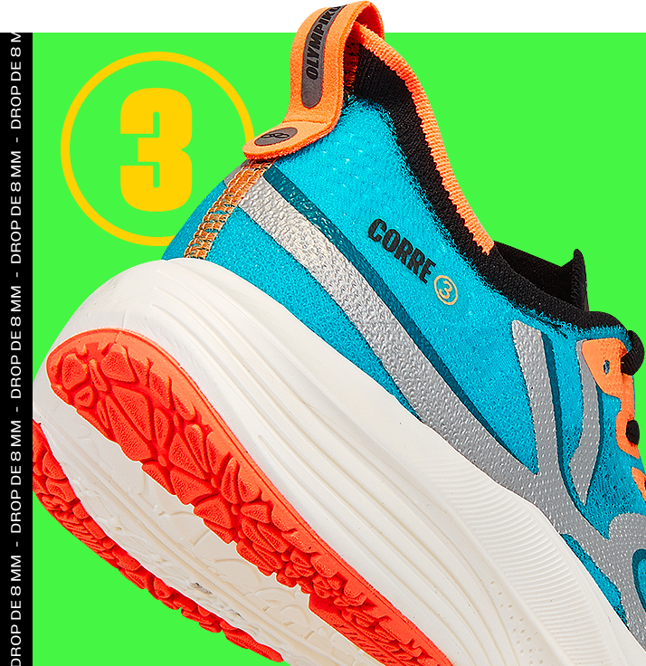 Tênis Olympikus Corre 3 - Verde Limão+Laranja | Netshoes
