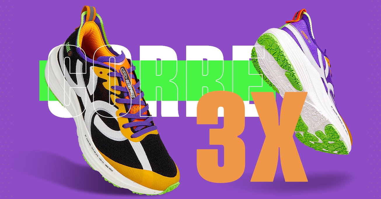 Tênis Olympikus Corre 3 - Verde Limão+Laranja | Netshoes