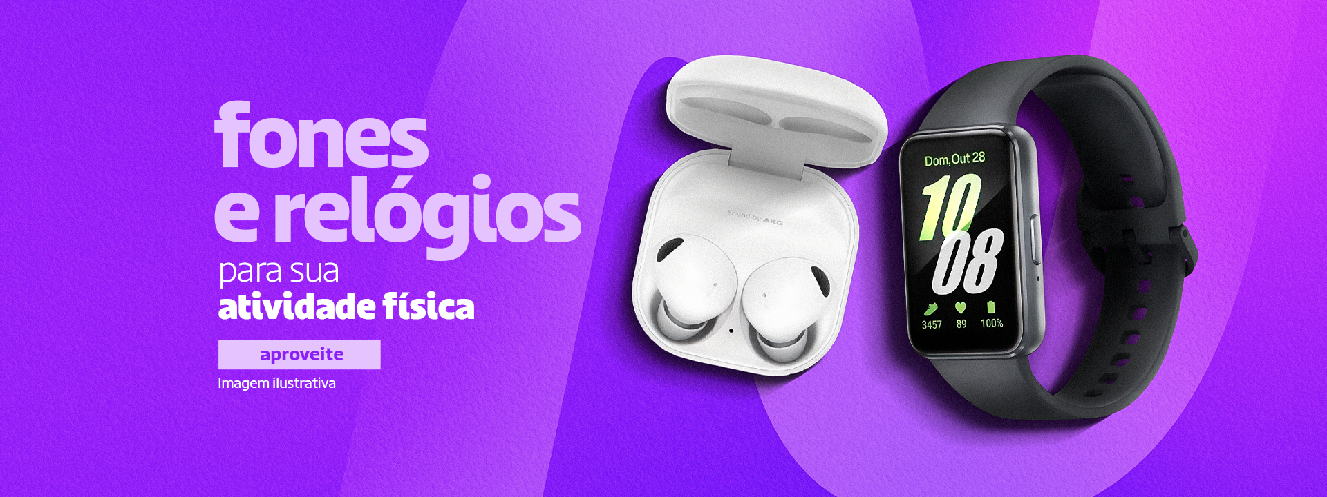 Fones e Relógios