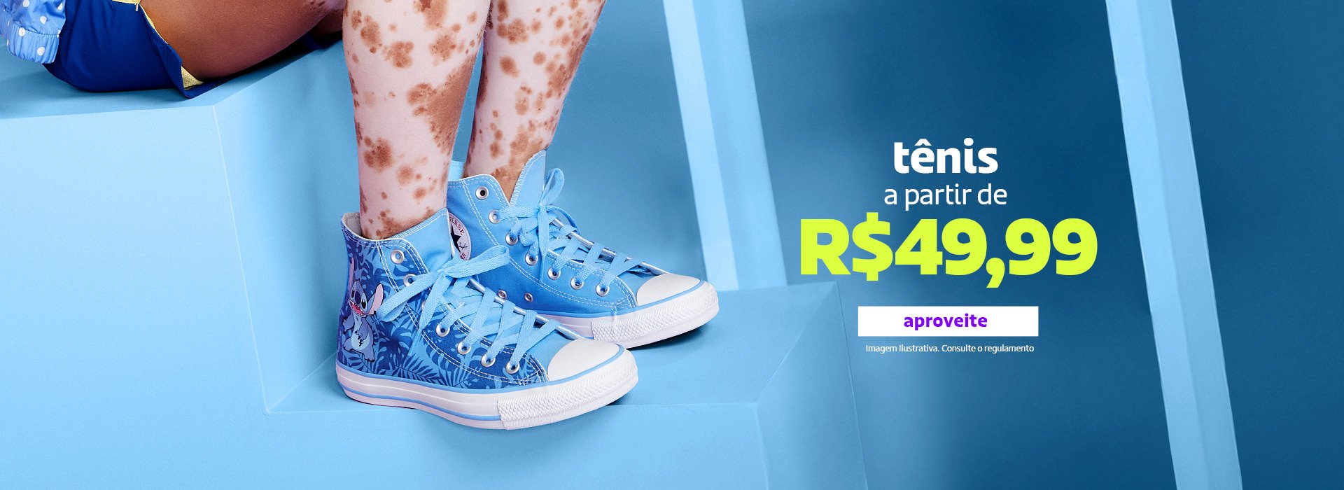 Tênis a partir de R$ 49,99