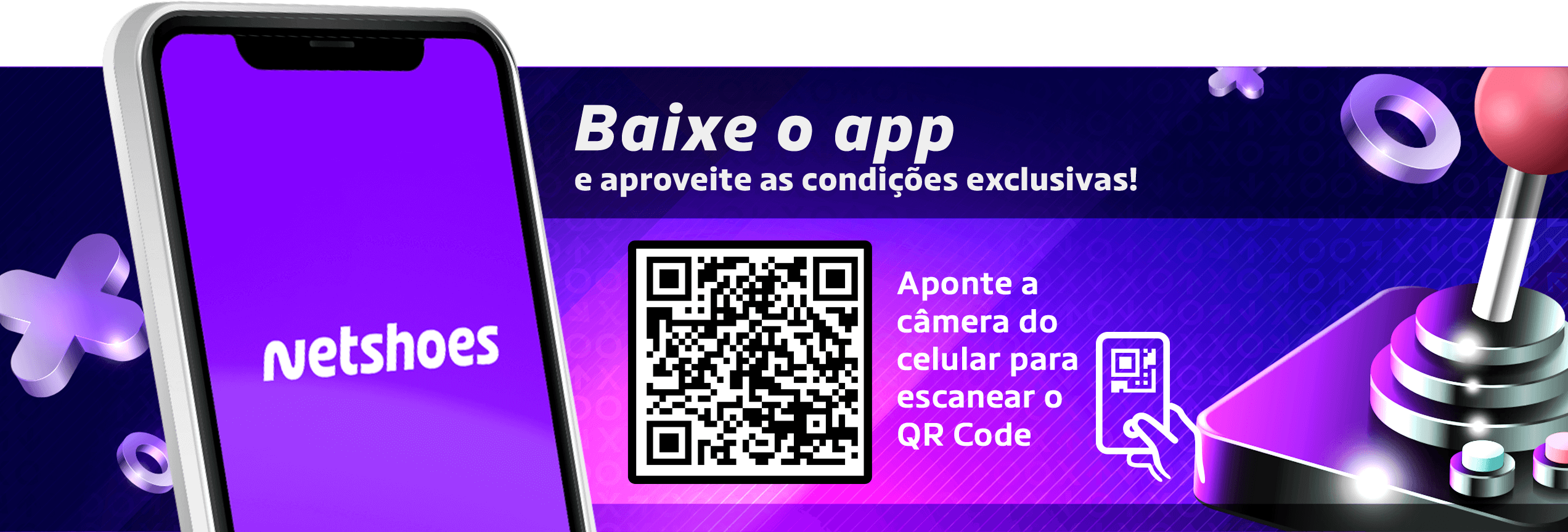 Baixe o App Netshoes