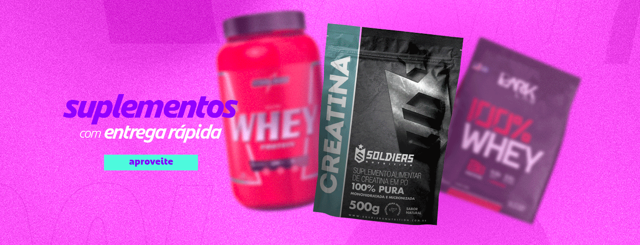 Suplementos com entrega rápida
