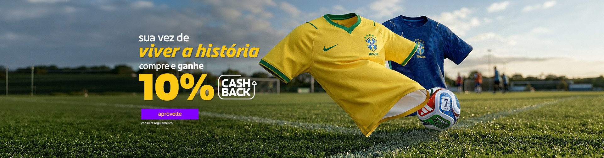 CASHBACK CAMISA DO BRASIL